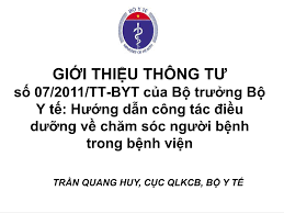 THÔNG TƯ 07/2011/TT-BYT